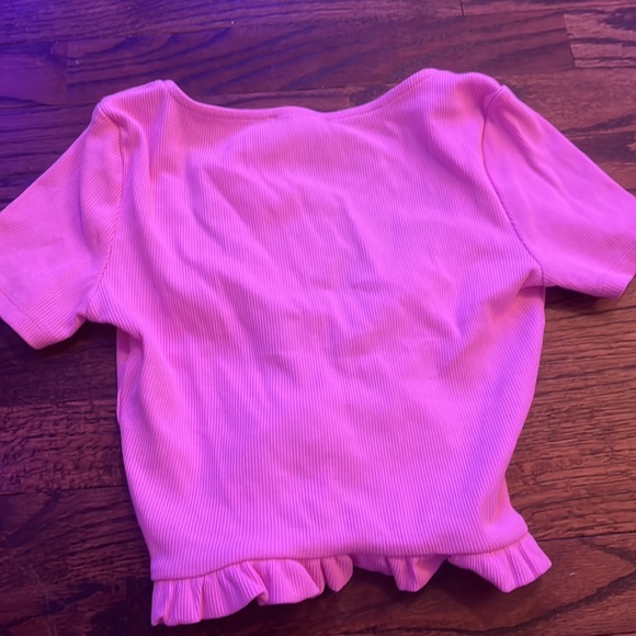 Zara Pink Crop Top - Picture 2 of 2